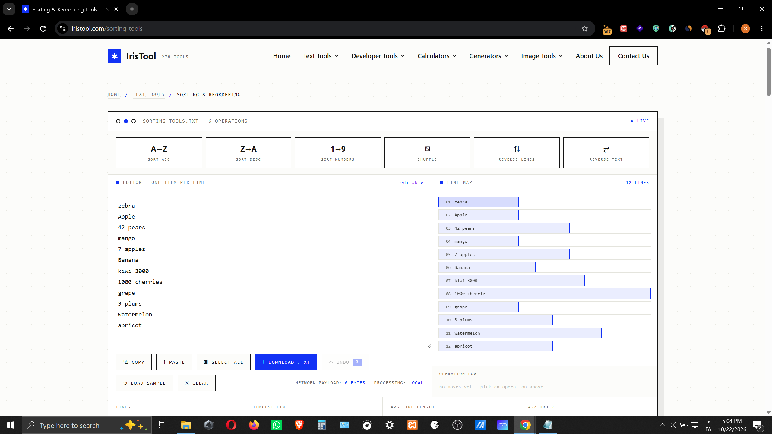 iristool.com screenshot 6